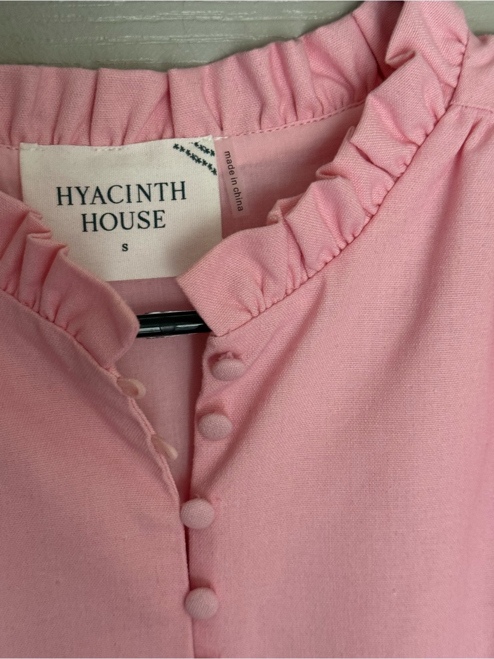 Hyacinth House Tuckernuck Mimi embroidered mini dress Small - Picture 3 of 8